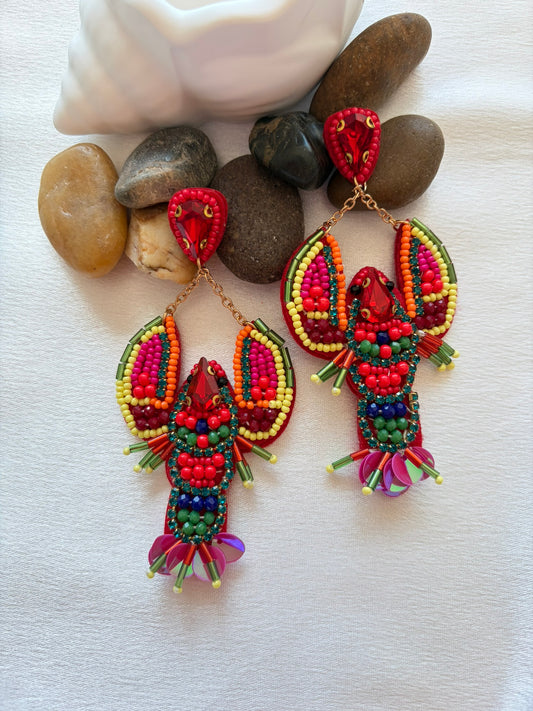 Phoebe Lobster Earrings