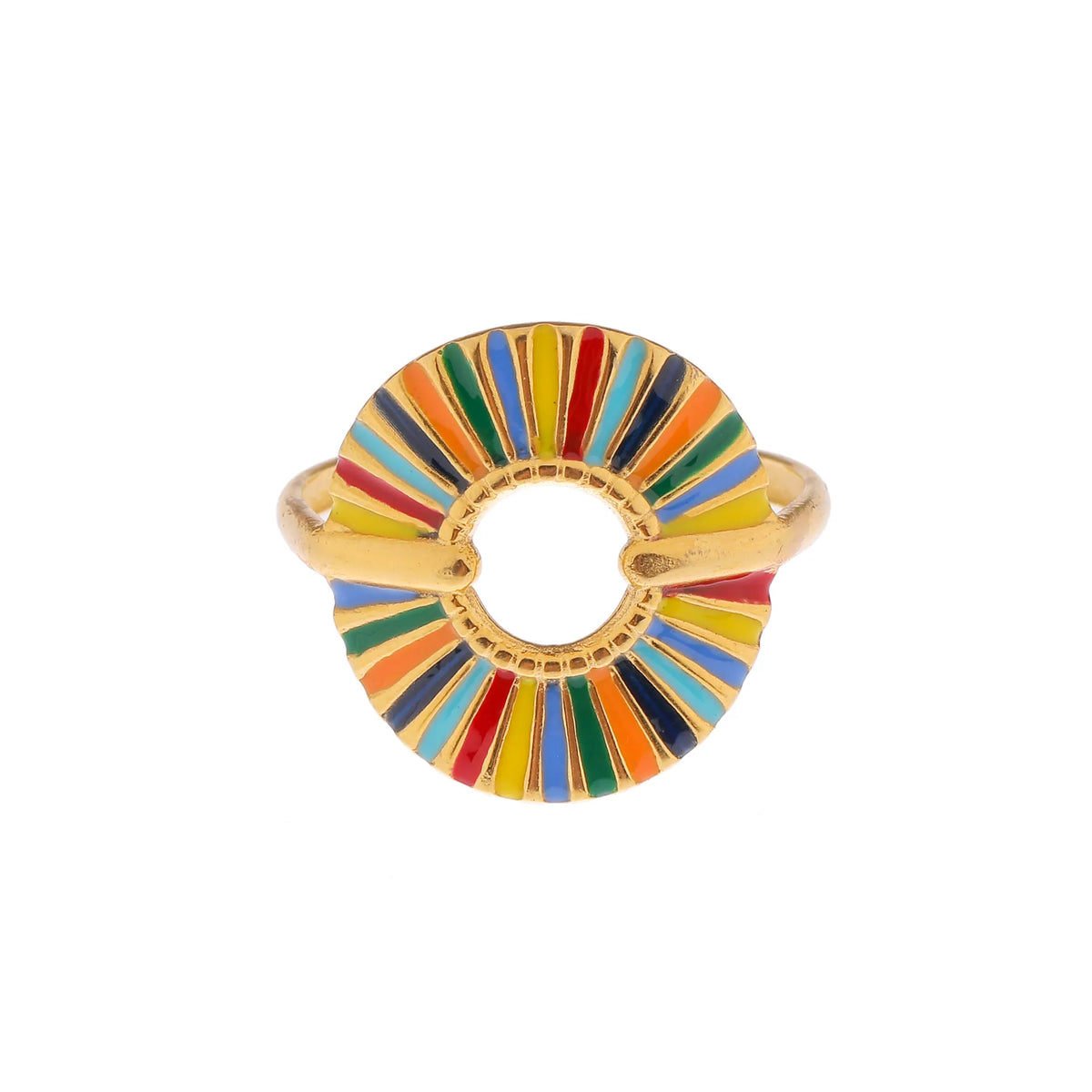 Solara Sunburst Ring