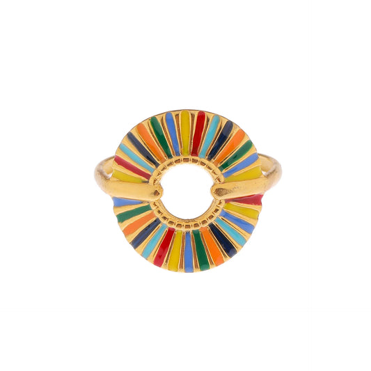 Solara Sunburst Ring