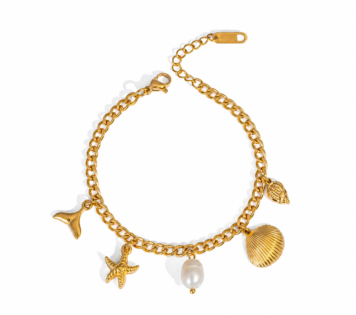 Ocean Theme Charm Bracelet