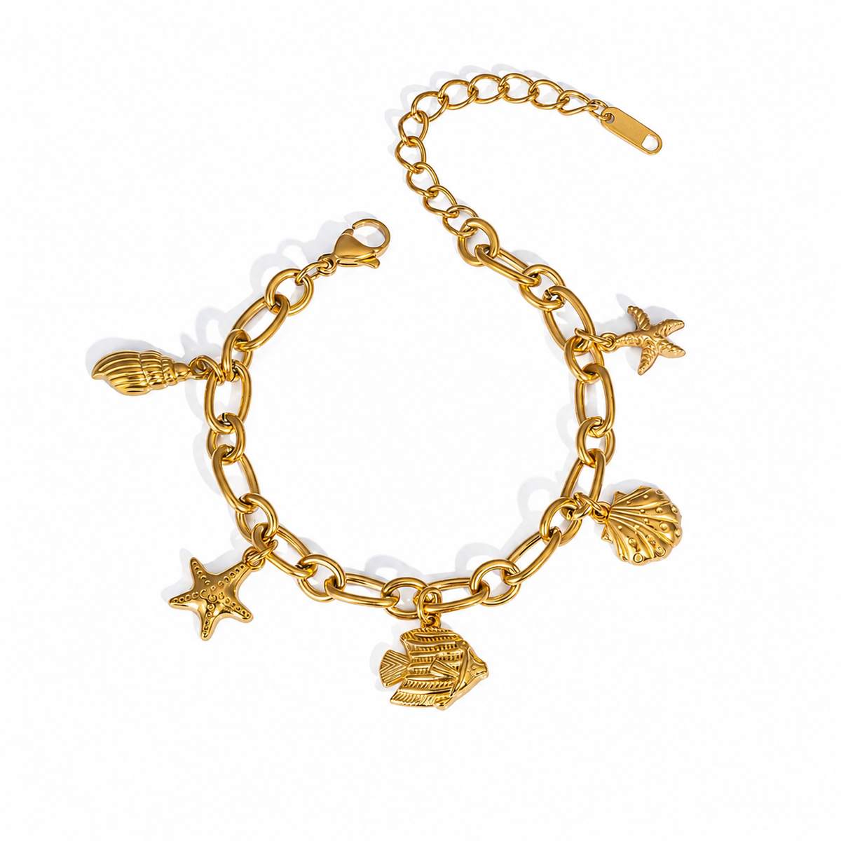 Ocean Theme Charm Bracelet