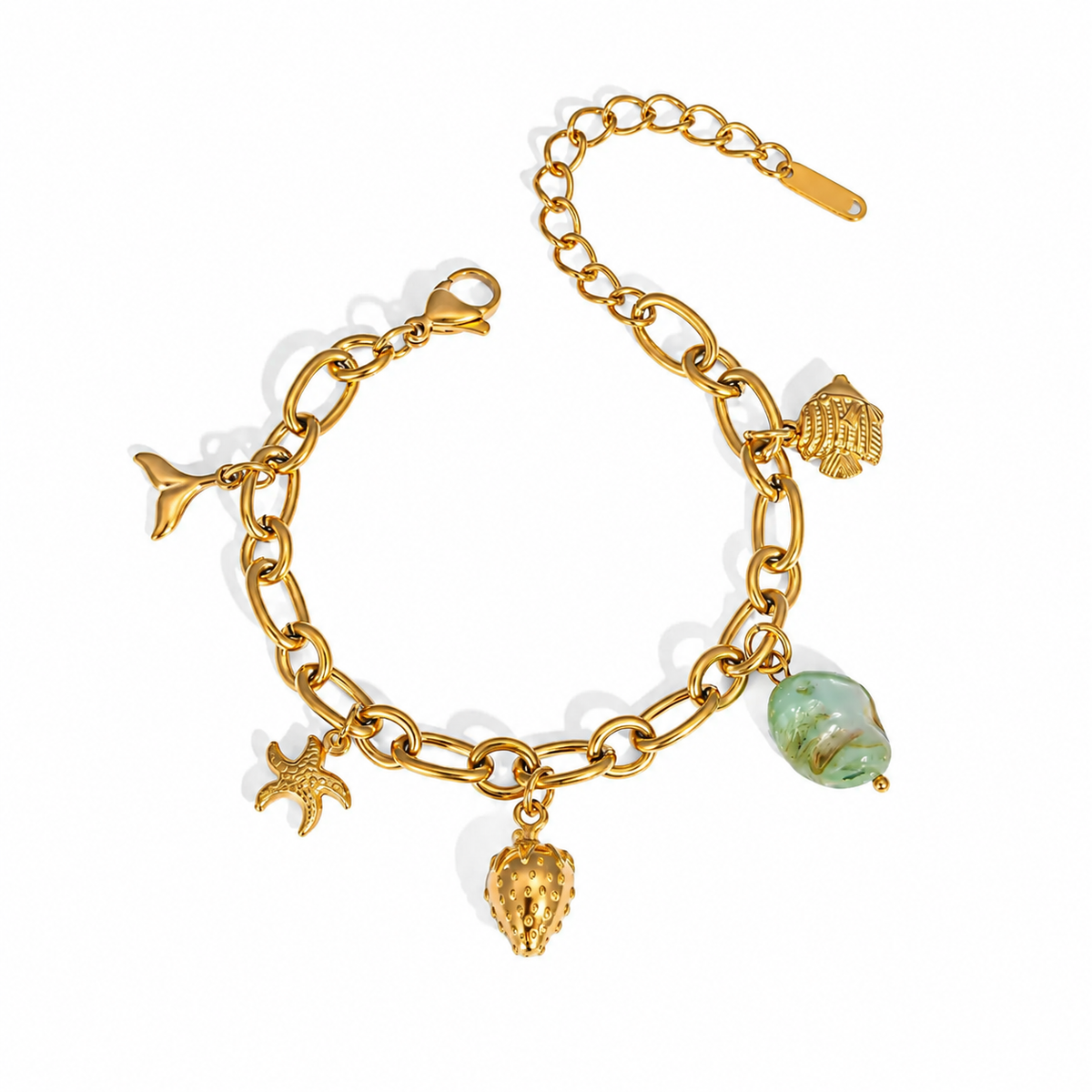 Ocean Theme Charm Bracelet